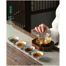 将图片加载到图库查看器,Japanese style Elegant Multicolor Blue and White Porcelain Tea Cup - Grade AA Porcelain Japanese Master Teacup from Japa