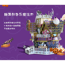 将图片加载到图库查看器,CANDY HOUSE 3D metallic puzzle Jigsaw DIY Toys gift for children 糖果屋3d立体拼图模型 DIY手工金属拼装玩具