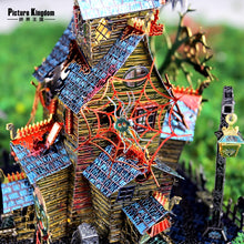 将图片加载到图库查看器,VAMPIRE HOUSE 3D metallic puzzle Jigsaw DIY Toys gift for children 吸血鬼屋3d立体拼图模型 DIY手工金属拼装玩具