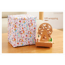 Muatkan imej ke dalam penonton Galeri, Wood Music Box Caja Musical Wooden Boxes Girls Clockwork Craft Free Engraved Birthday Gift Home Decoration Accessories