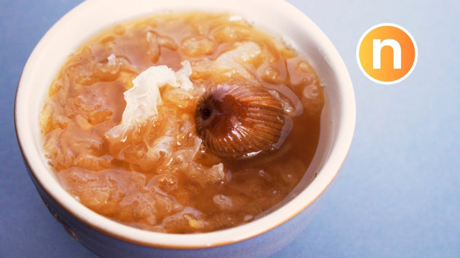 Pear with Snow Fungus Soup - Shredded Pear with White Fungus Soup