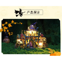 Load image into Gallery viewer, PUMPKIN HOUSE 3D metallic puzzle Jigsaw DIY Toys gift for children 南瓜屋3d立体拼图模型 DIY手工金属拼装玩具
