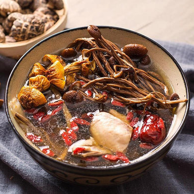 Healthy Mixed Mushroom Soup  养生七彩菌汤