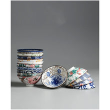 Muatkan imej ke dalam penonton Galeri, Japanese style Elegant Multicolor Blue and White Porcelain Tea Cup - Grade AA Porcelain Japanese Master Teacup from Japa
