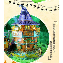 Muatkan imej ke dalam penonton Galeri, PUMPKIN HOUSE 3D metallic puzzle Jigsaw DIY Toys gift for children 南瓜屋3d立体拼图模型 DIY手工金属拼装玩具
