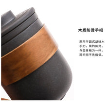 Muatkan imej ke dalam penonton Galeri, Black Crockery Ceramic Teapot Gaiwan Tea Cups Kung Fu Teaset Portable Travel Tea Set Drinkware
