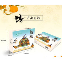 将图片加载到图库查看器，PUMPKIN HOUSE 3D metallic puzzle Jigsaw DIY Toys gift for children 南瓜屋3d立体拼图模型 DIY手工金属拼装玩具
