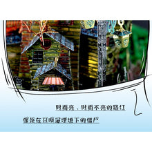 将图片加载到图库查看器，VAMPIRE HOUSE 3D metallic puzzle Jigsaw DIY Toys gift for children 吸血鬼屋3d立体拼图模型 DIY手工金属拼装玩具
