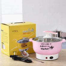 Muatkan imej ke dalam penonton Galeri, Portable Electric Steamboat Pot  家用小火锅
