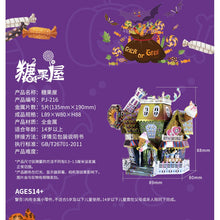 Load image into Gallery viewer, CANDY HOUSE 3D metallic puzzle Jigsaw DIY Toys gift for children 糖果屋3d立体拼图模型 DIY手工金属拼装玩具
