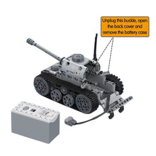 Muatkan imej ke dalam penonton Galeri, City Military Electric Motor Tank Building Blocks Technical Tank Track Army Soldier Figure Bricks Education Toys For Boy
