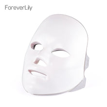 Muatkan imej ke dalam penonton Galeri, NOBOX-Minimalism Design 7 Colors LED Facial Mask Photon Therapy Anti-Acne Wrinkle Removal Skin Rejuvenation Face Skin Care Tools
