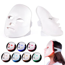 将图片加载到图库查看器，NOBOX-Minimalism Design 7 Colors LED Facial Mask Photon Therapy Anti-Acne Wrinkle Removal Skin Rejuvenation Face Skin Care Tools
