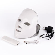 将图片加载到图库查看器，NOBOX-Minimalism Design 7 Colors LED Facial Mask Photon Therapy Anti-Acne Wrinkle Removal Skin Rejuvenation Face Skin Care Tools
