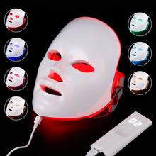 Muatkan imej ke dalam penonton Galeri, NOBOX-Minimalism Design 7 Colors LED Facial Mask Photon Therapy Anti-Acne Wrinkle Removal Skin Rejuvenation Face Skin Care Tools
